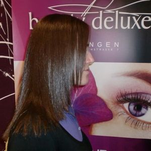 Kundenfotos Haarglättung mit Keratin
